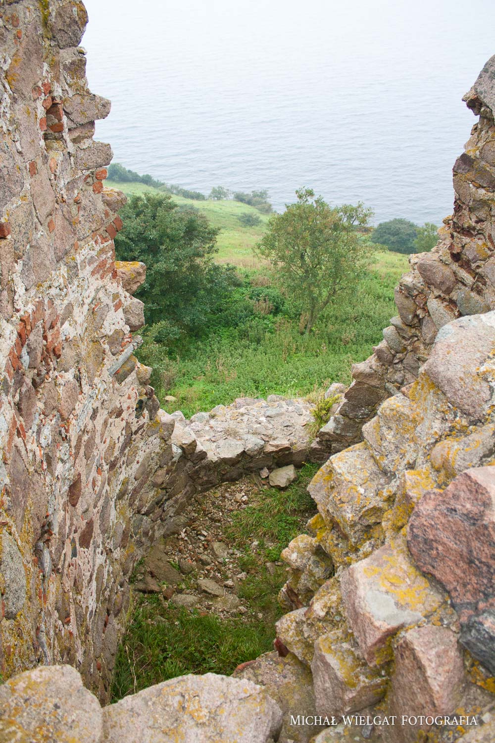 ruiny zamku Bornholm